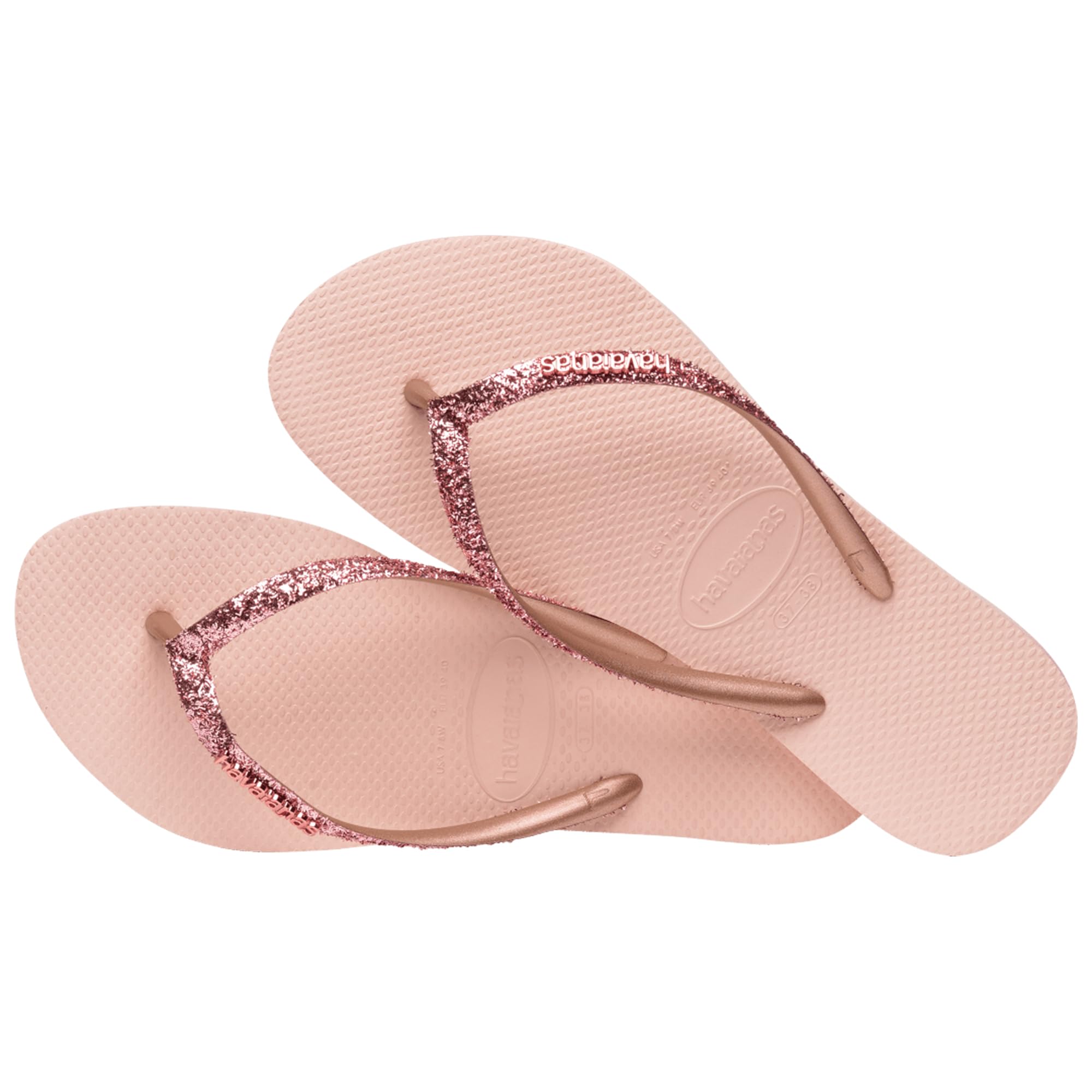 Havaianas Girl's Slim Glitter II (Toddler/Little Kid/Big Kid) - Image 4