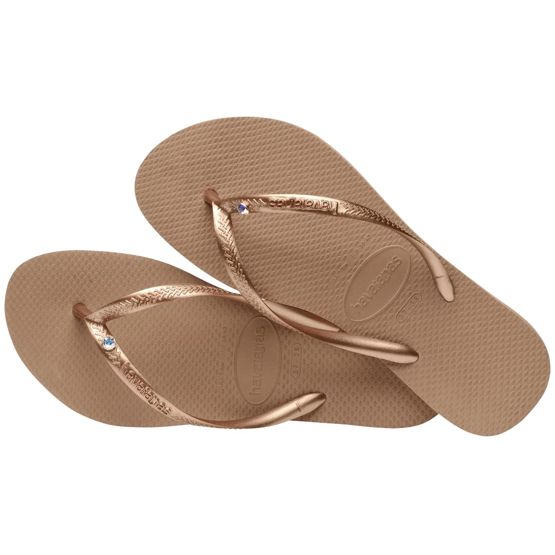Havaianas Women's Slim Crystal Flip Flops - Image 6